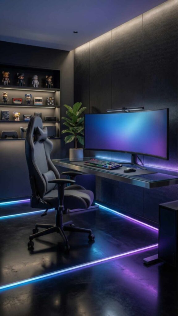 Floor Lighting for Visual Depth