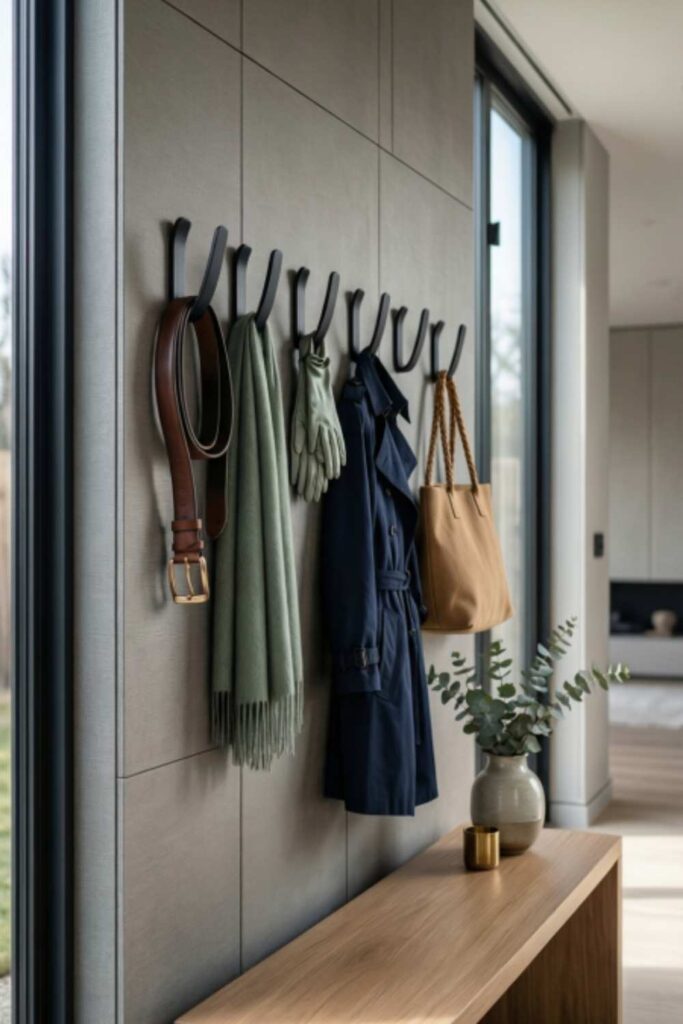 Install Wall Hooks for Everyday Use