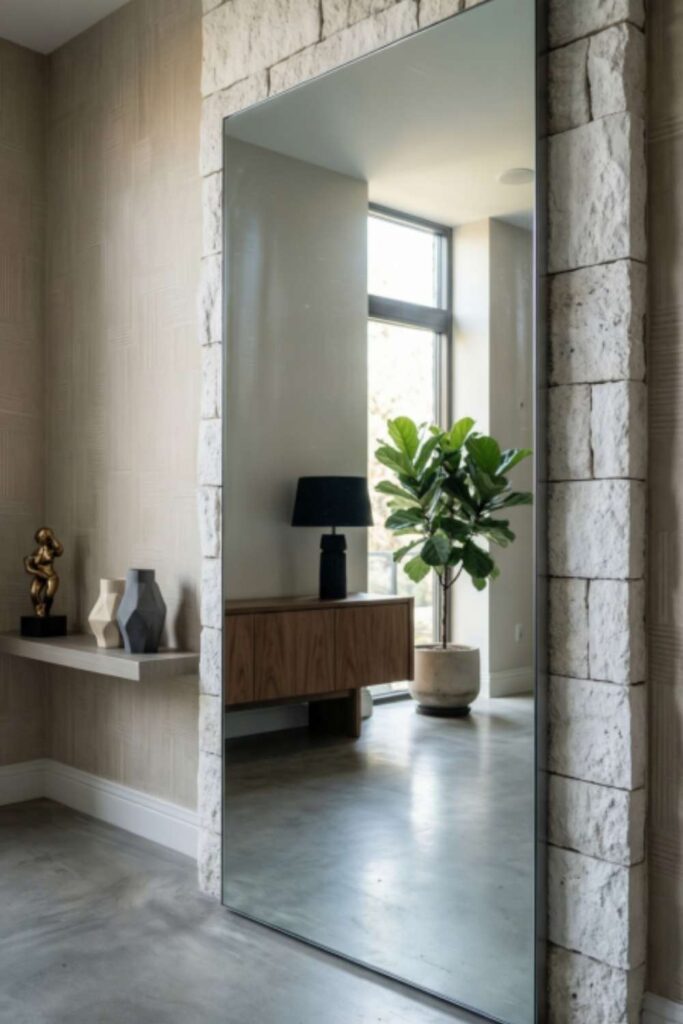 Install a Large Mirror to Create Space