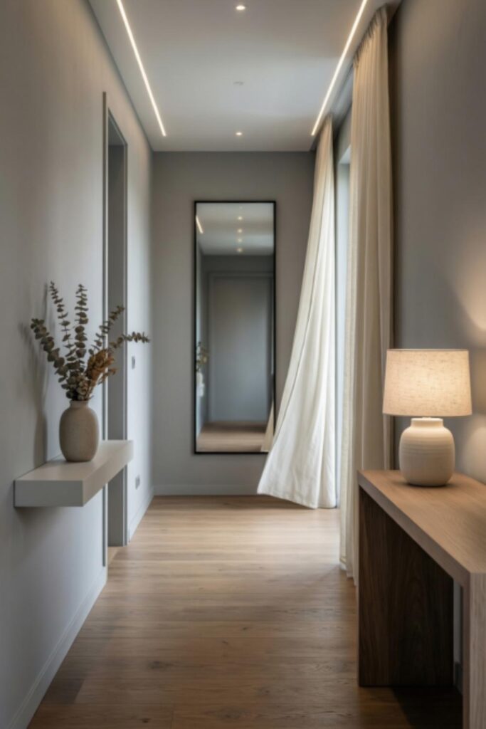 Keep the Hallway Minimal and Clutter-Free