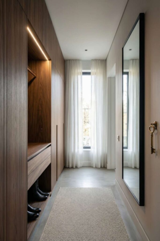 Use Built-In Storage for a Clean Look