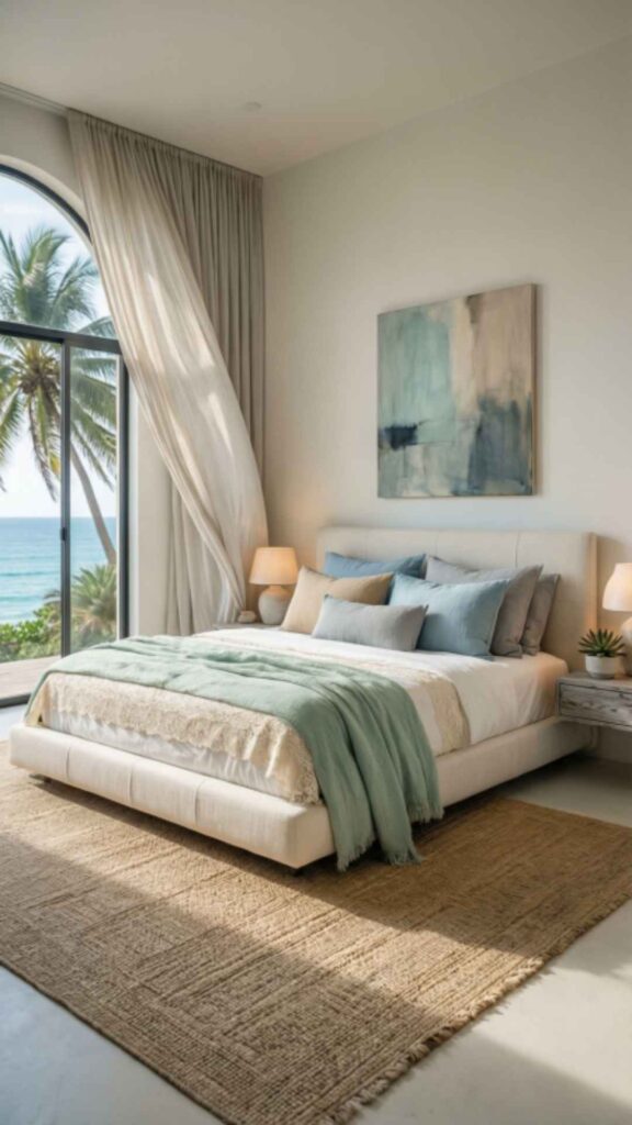Chic Coastal Living King Bedroom Set