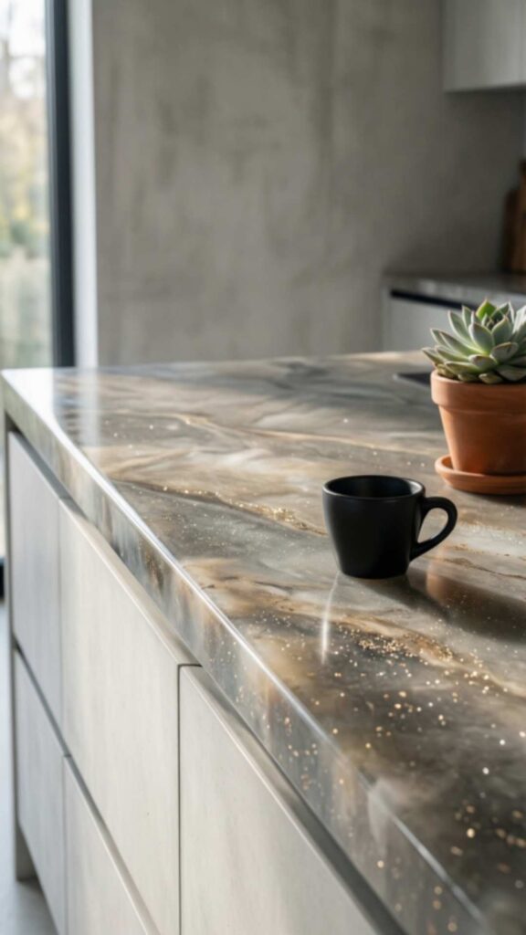 Chic Concrete-Resin Blends