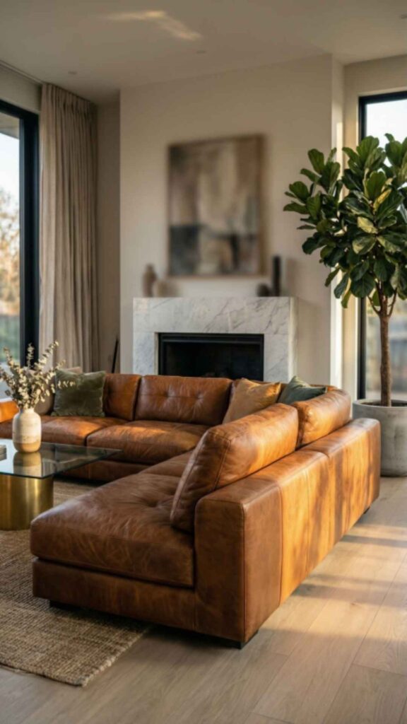 Sectional Leather Sofa