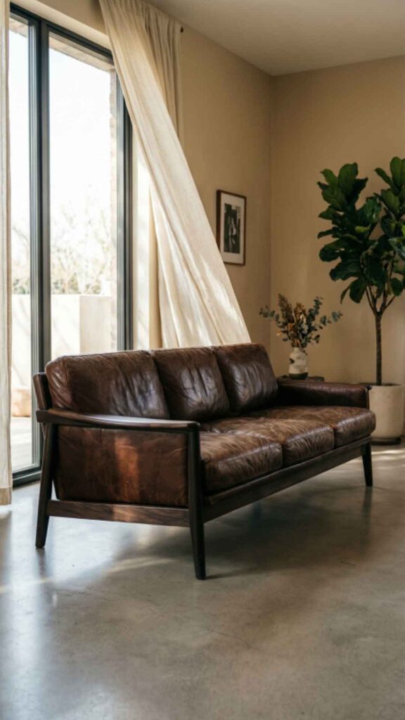 Vintage Leather Sofa