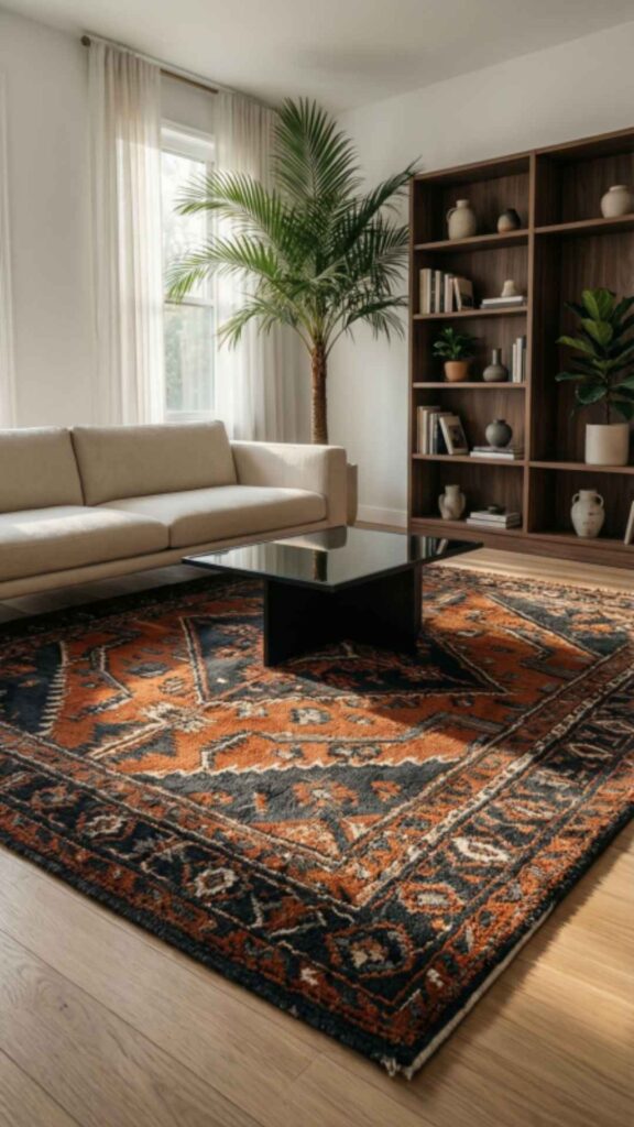 Statement Rugs as a Focal Point