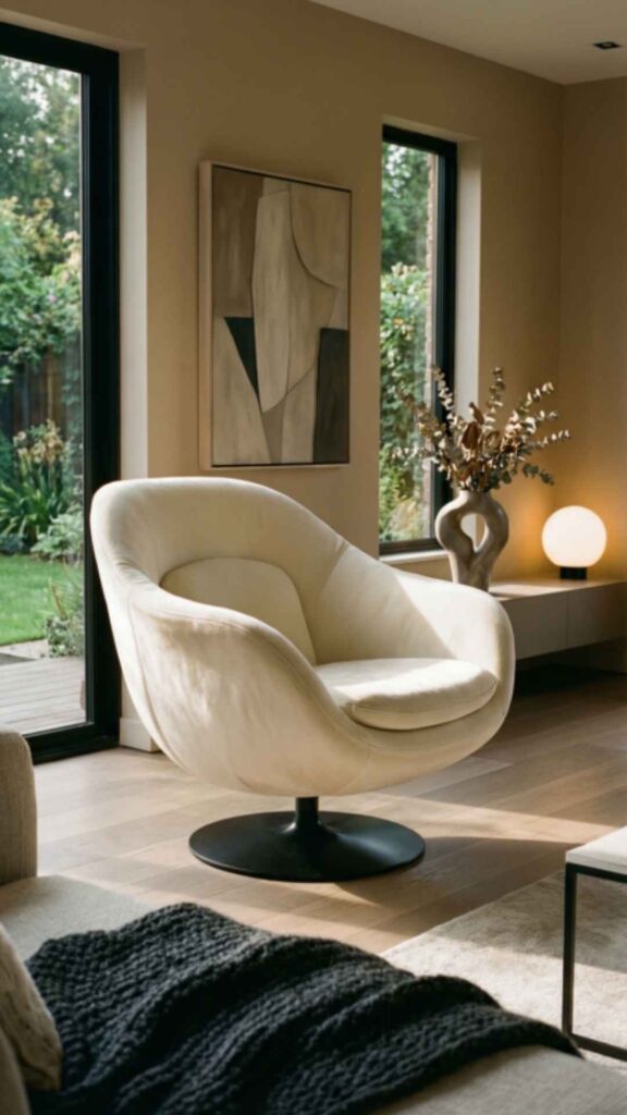 Curved Lounge Chair