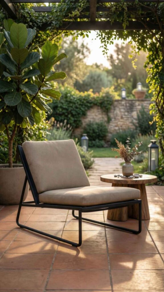 Outdoor-Inspired Lounge Chair