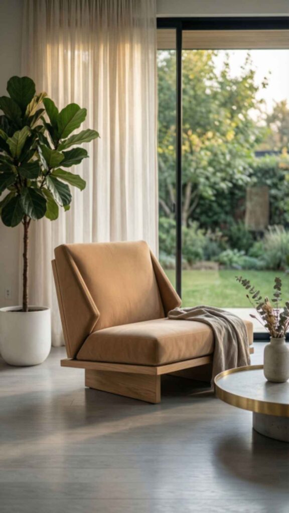 Modern Minimalist Lounge Chair