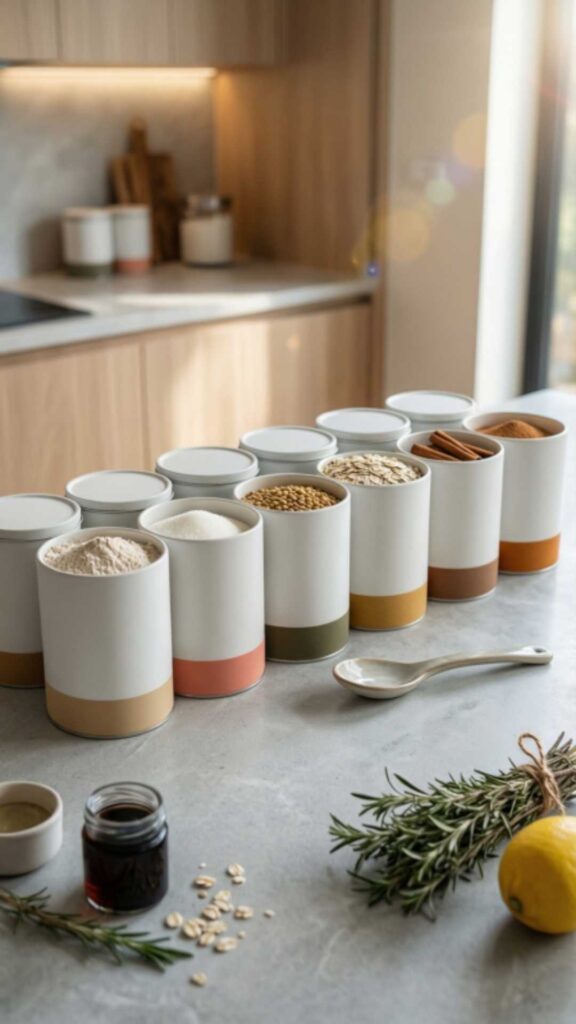 Use Uniform Containers for Visual Balance