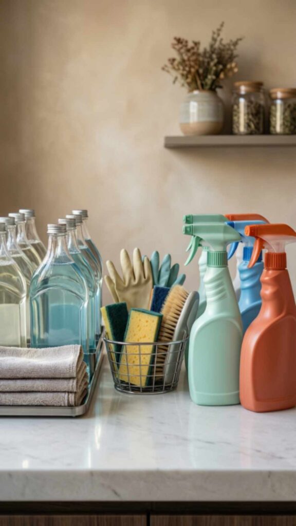 Keep Cleaning Supplies Separate