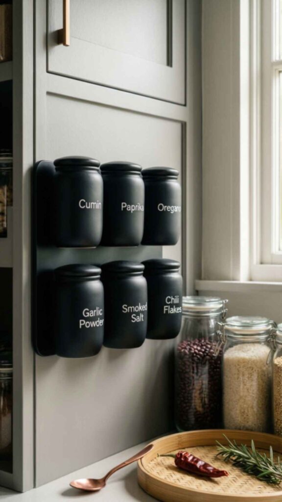 Use Magnetic Spice Jars