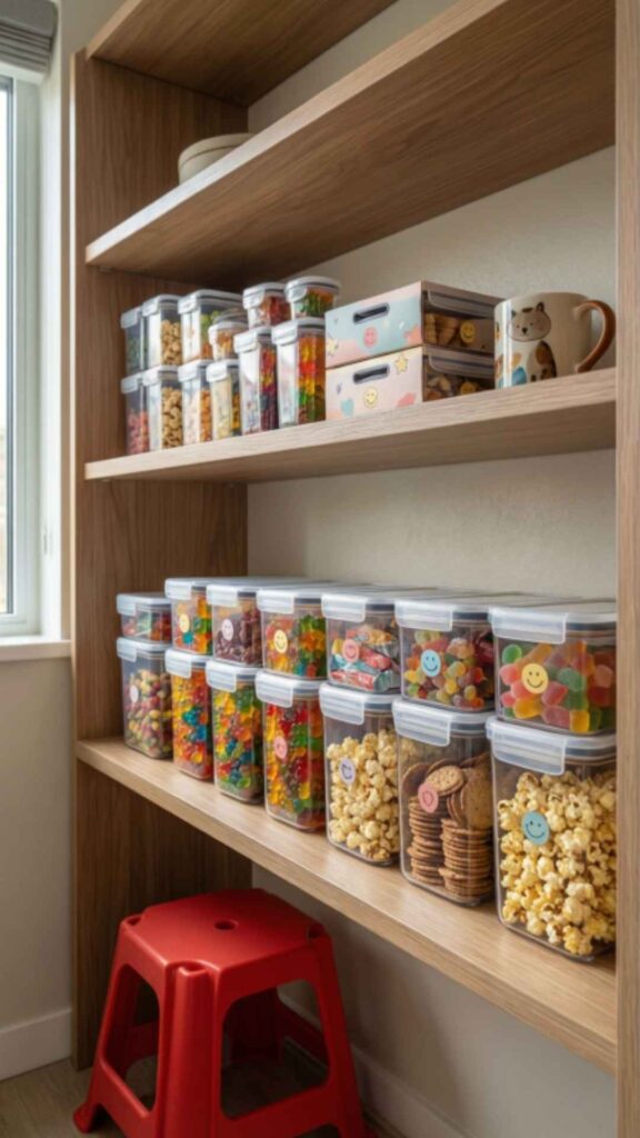 Store Snacks at Kid-Friendly Levels