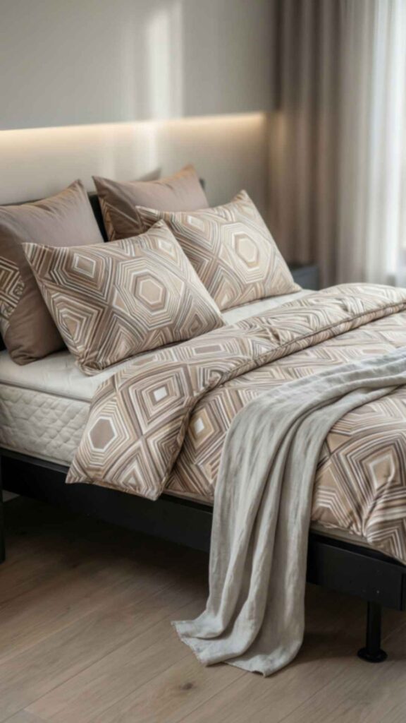Geometric Pattern Queen Comforter Set