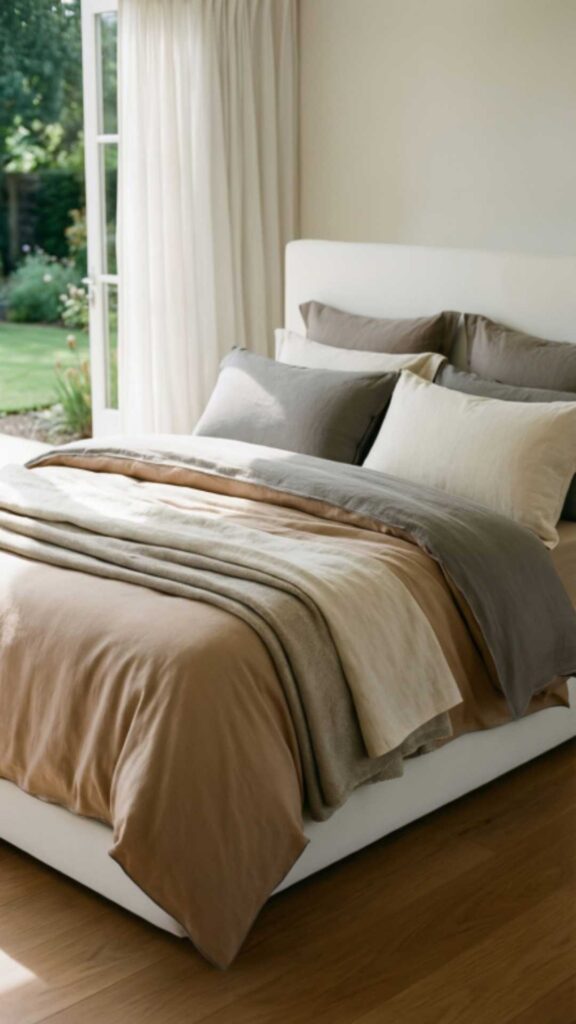 Neutral Tones Queen Comforter Set