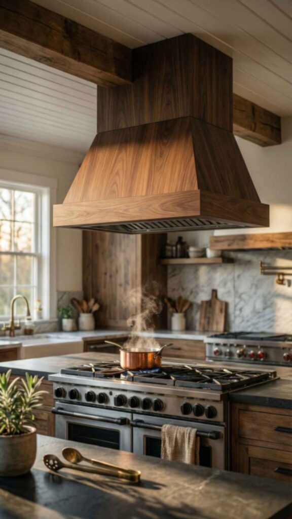 Wooden Range Hood