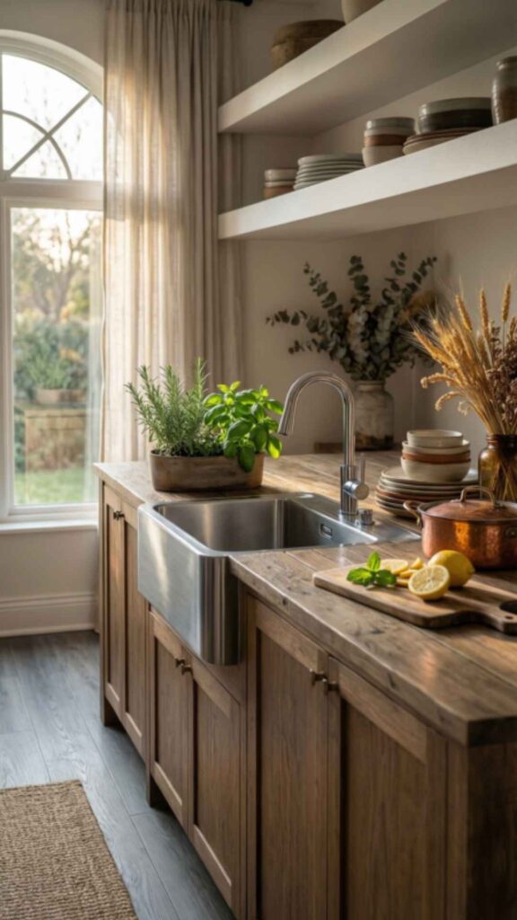 Farmhouse-Style Kitchen Sink