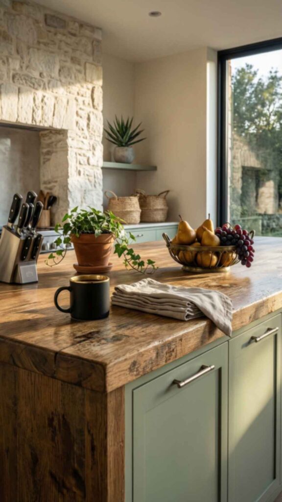 Rustic Kitchen Island