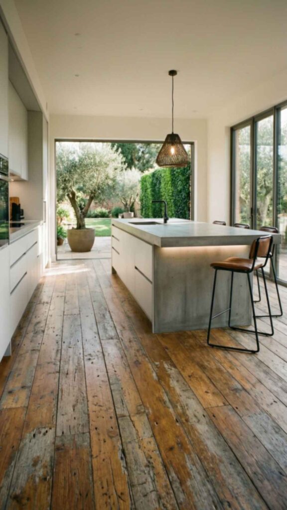 Distressed Wood Flooring