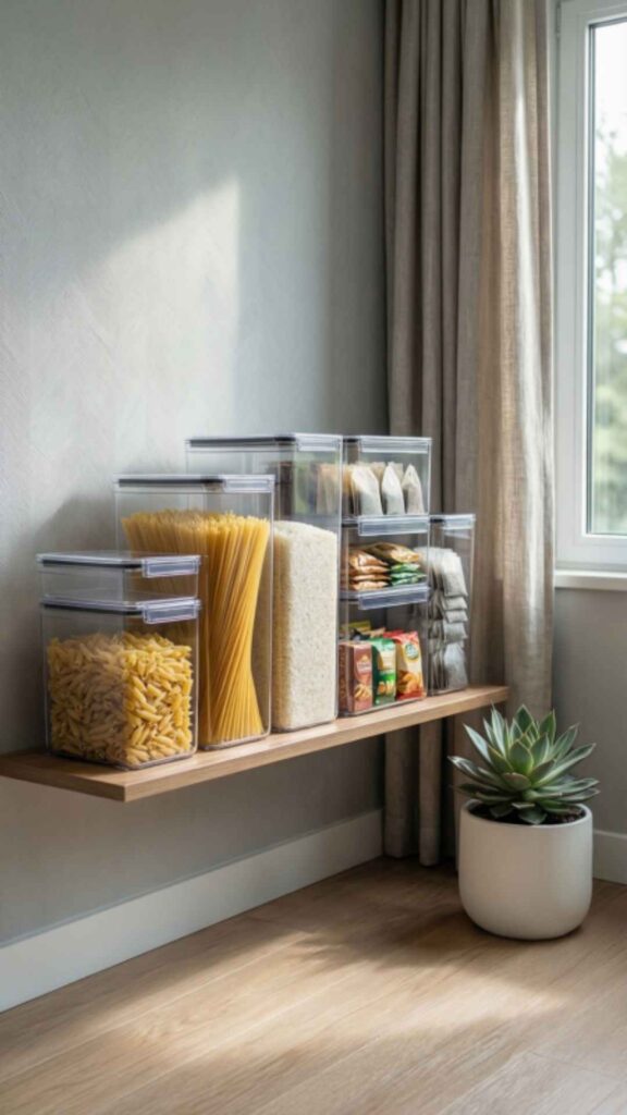 Clear Storage Bins