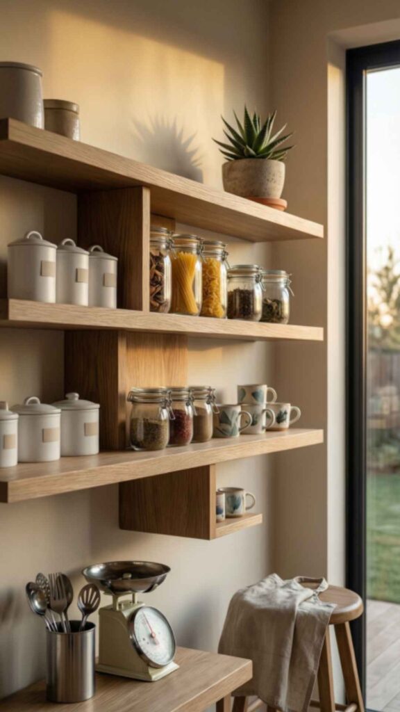 Use Tiered Shelving