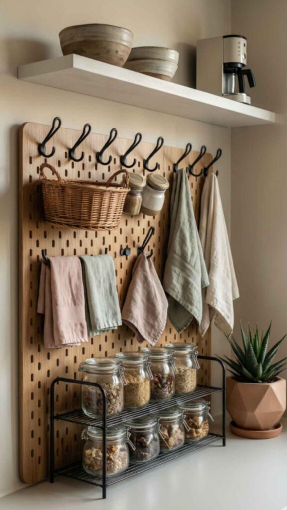 Install Hooks or Pegs