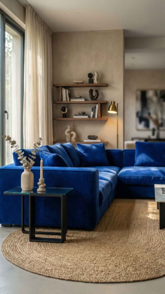 Bold-Colored Sofa Sets