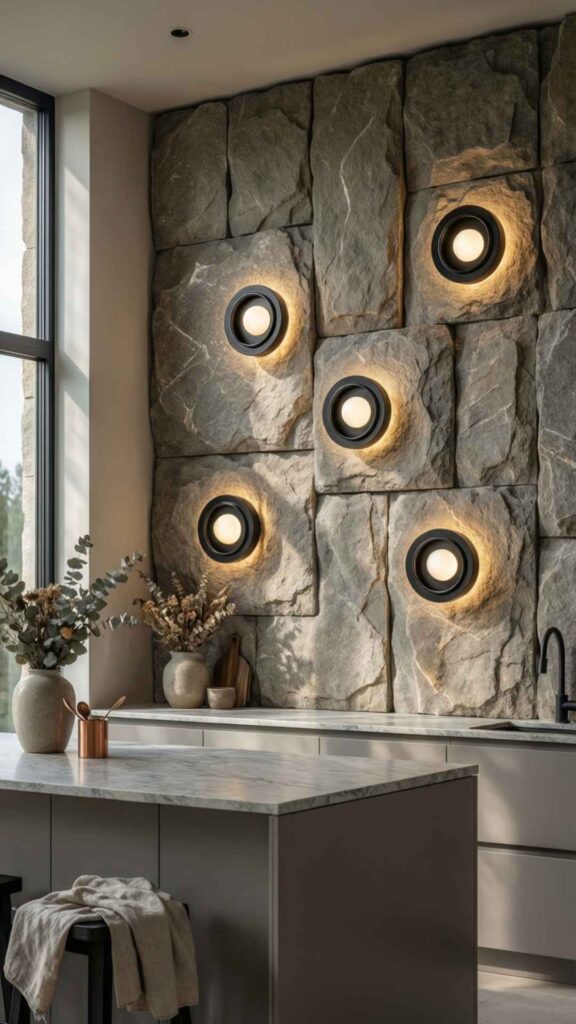Stone Lighting Accents