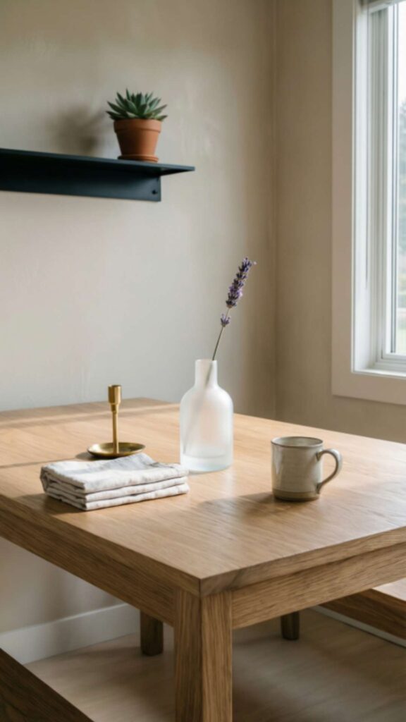 Minimalist Wooden Table