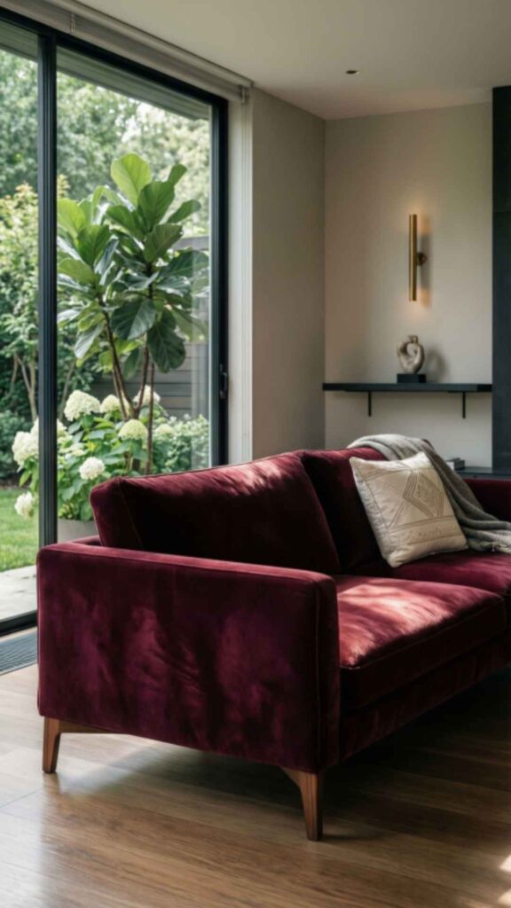 Velvet Sofa for a Luxury Touch