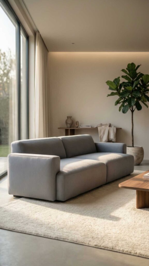 Low-Profile Sofa for Modern Minimalism