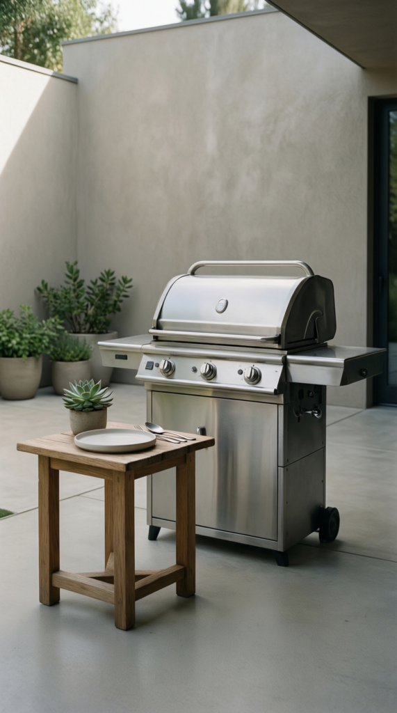 Minimalist BBQ Patio