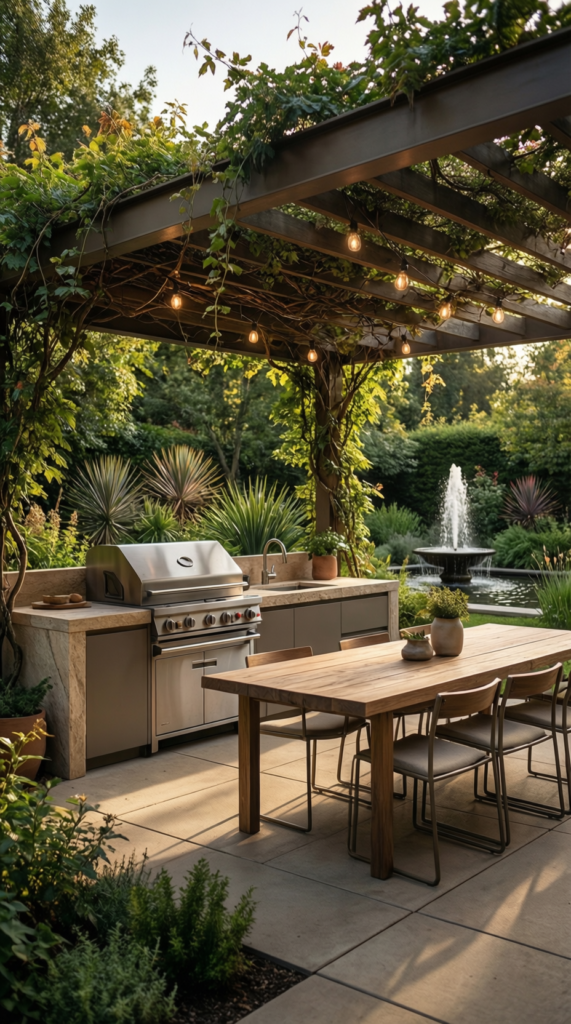 Garden BBQ Patio