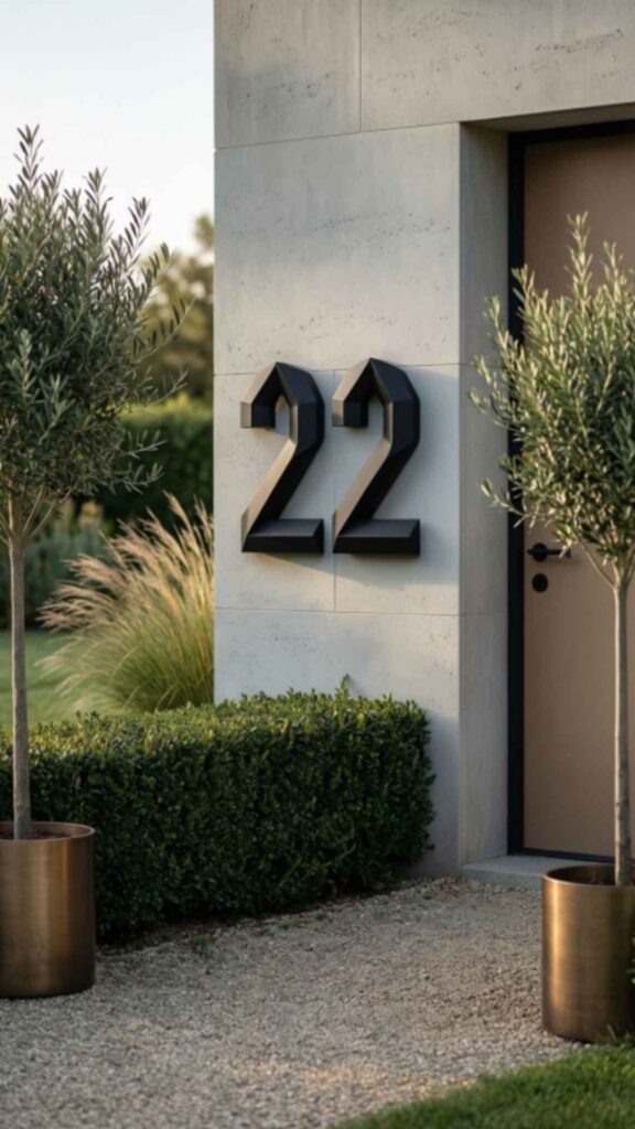 Bold House Numbers