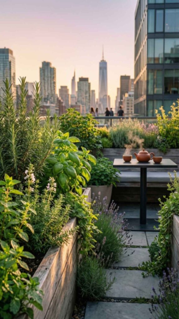 Rooftop Herb Garden