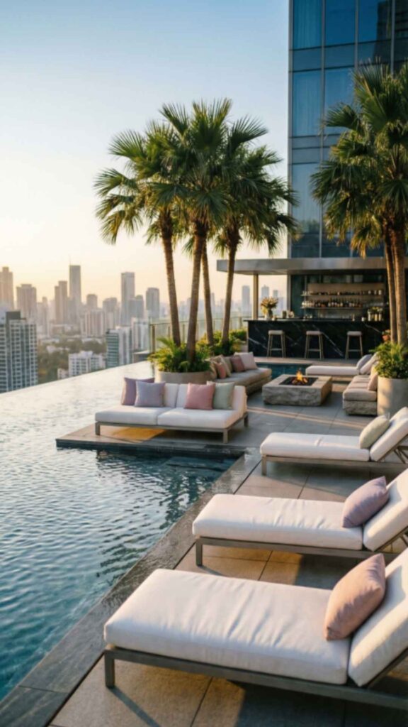Rooftop Poolside Lounge