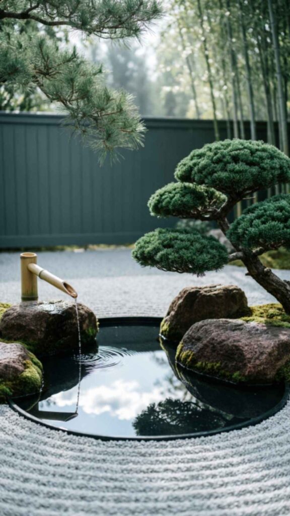 Zen Garden with Water Feature