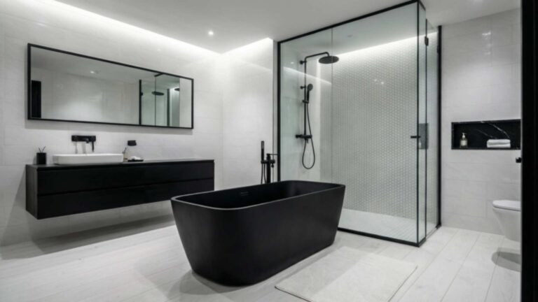 Black and White Bathroom Ideas