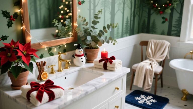 Christmas Bathroom Decor
