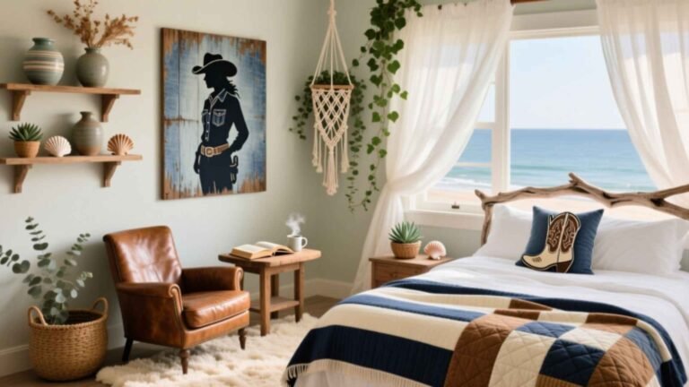 Coastal Cowgirl Bedroom