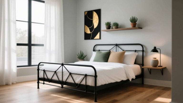 Metal Bed Frame Bedroom Ideas