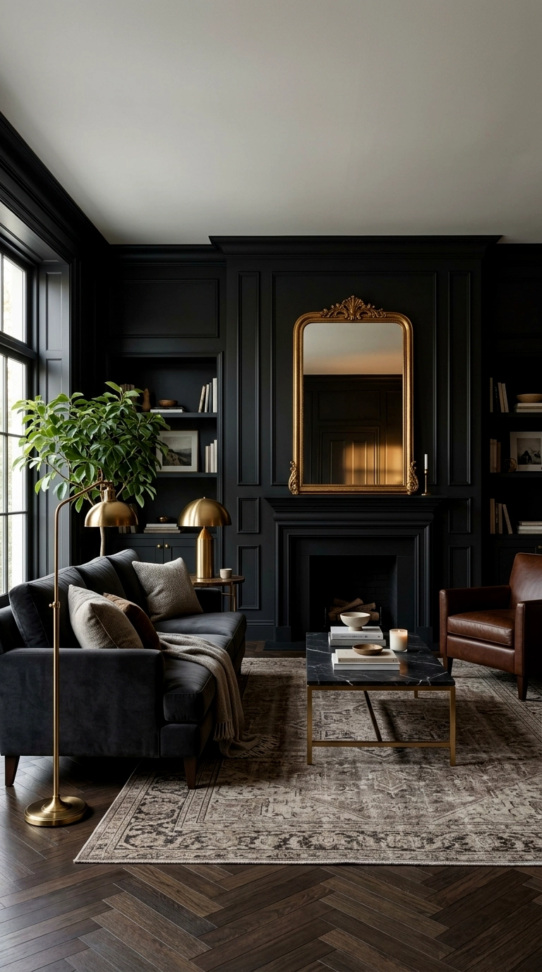 8. Brass and gold fixtures as the warm metal
