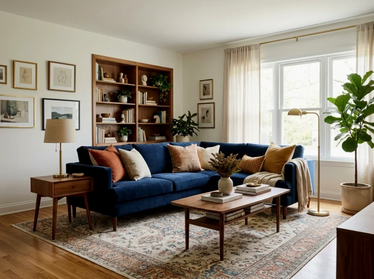 24 Living Rooms Built Around a Blue Couch, Style by Style