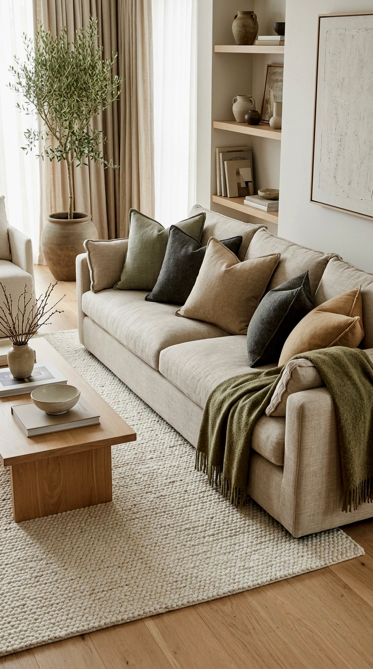 8. Size up the cushions and underfill nothing