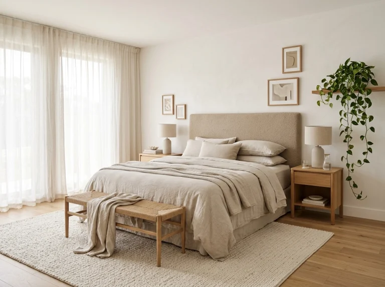 20 Cozy Neutral Bedroom Ideas, Layer by Layer
