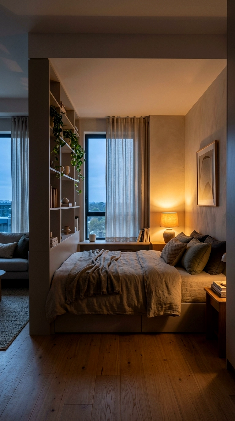 3. Give the sleep zone its own low warm light