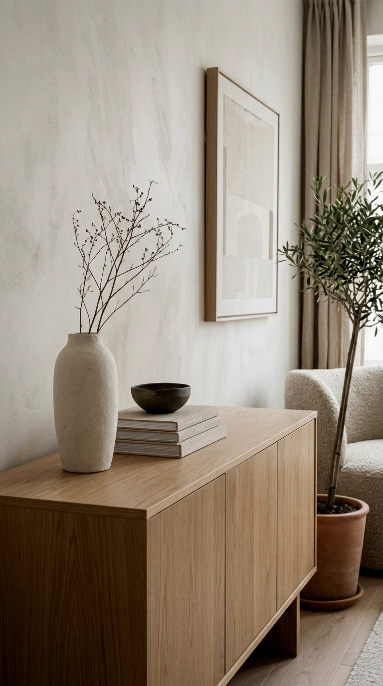 1. Restyle every surface, then remove one object per room