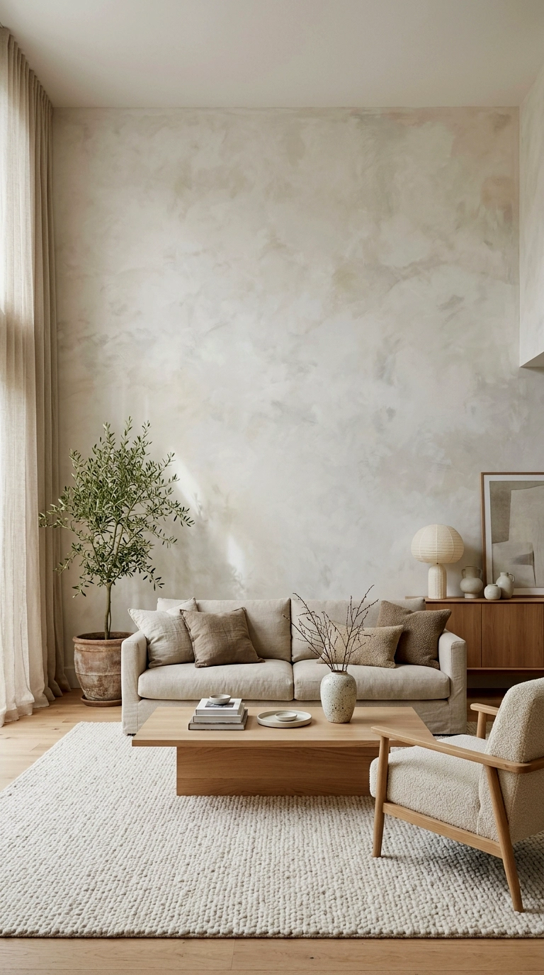 10. Limewash or colourwash the walls
