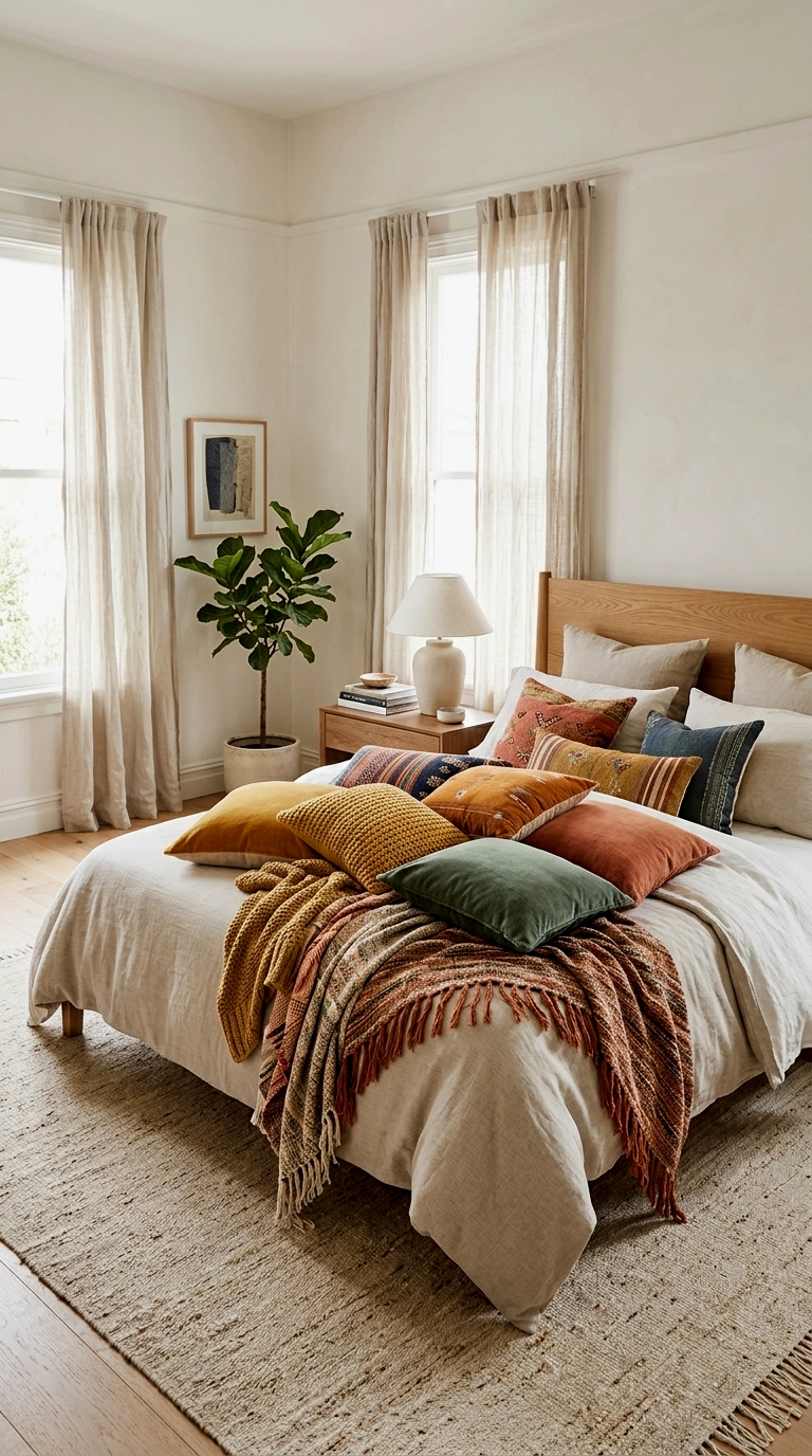 2. Gather every textile into one pile and redistribute