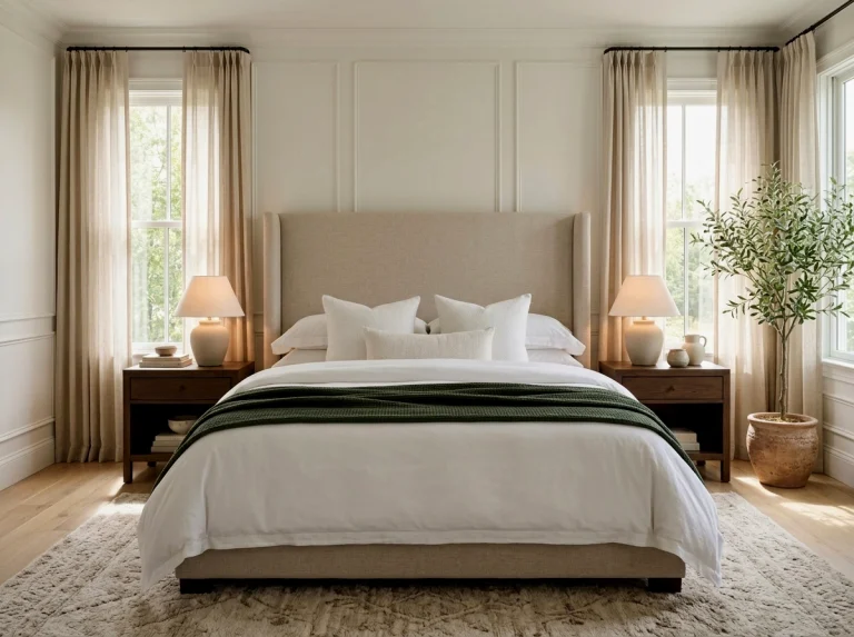 A Luxury Bedroom on a Small Budget: Copy the Feeling, Not the Price Tag